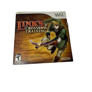 Nintendo Wii Link's Crossbow Training Video Game Manual & Inserts Tested